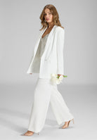 Doppelreihiger Blazer aus Satin