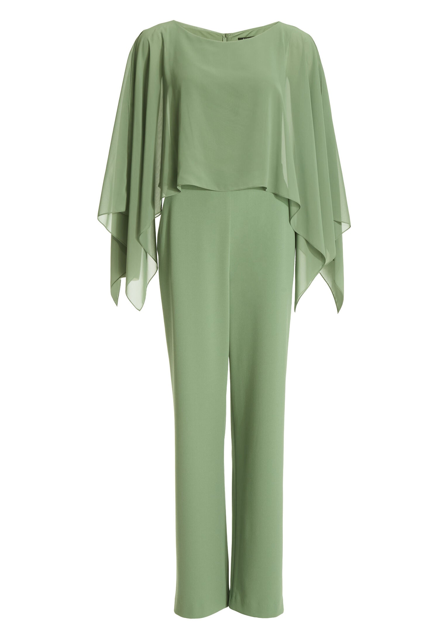 Jumpsuit mit Chiffon Cape