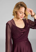 Wickelbolero aus Mesh