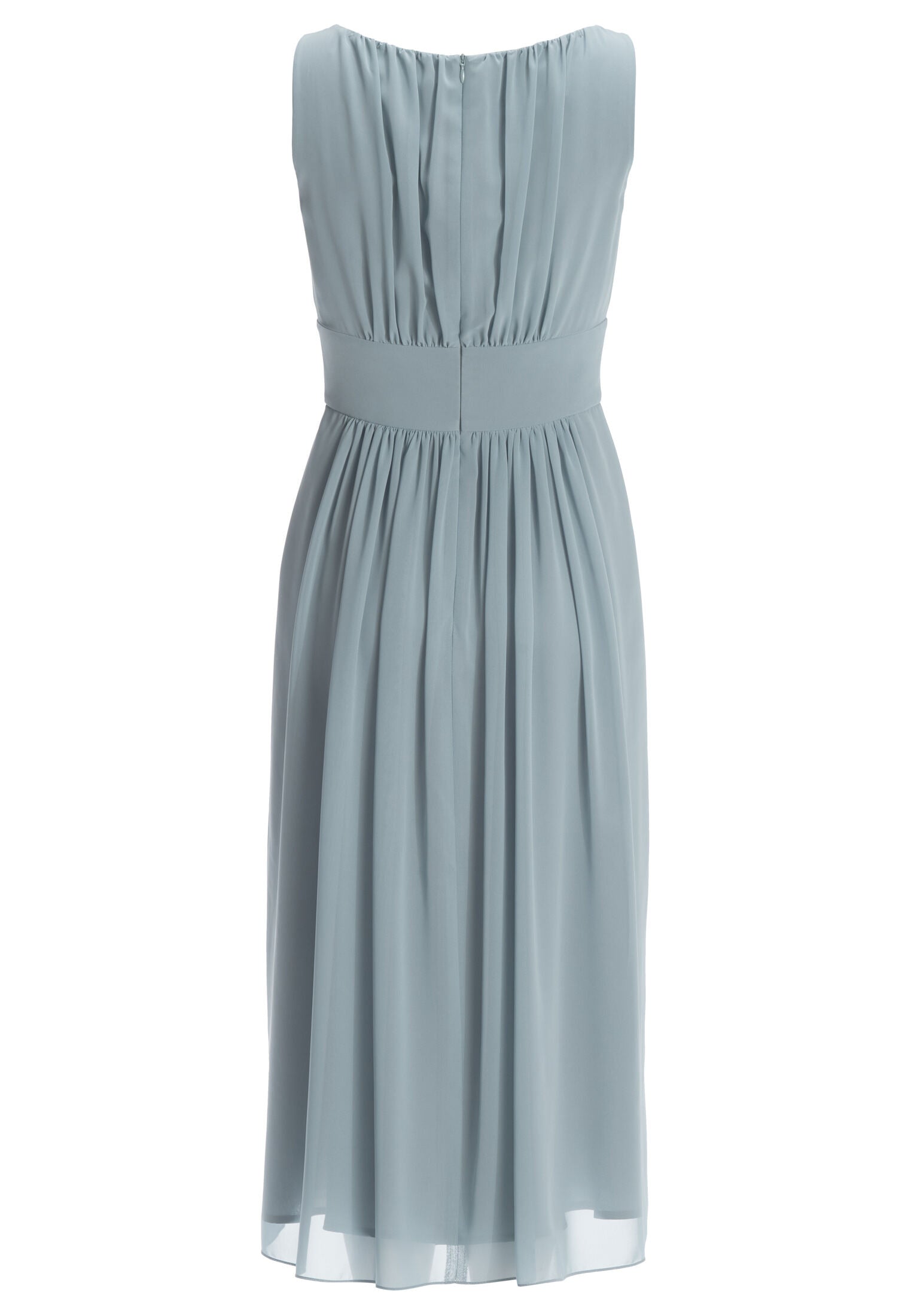 Chiffonkleid mit Taillenpasse