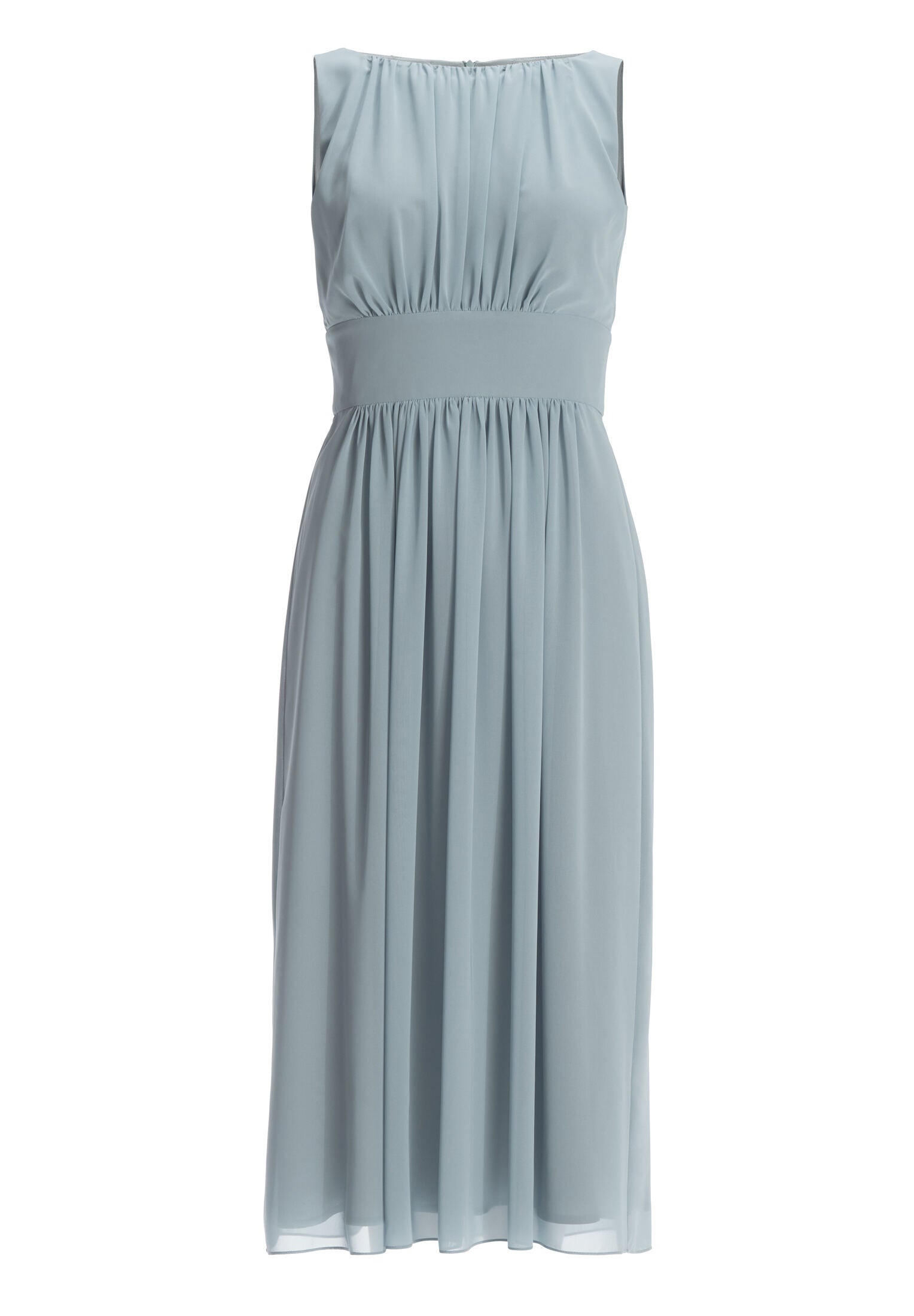 Chiffonkleid mit Taillenpasse