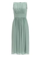 Chiffonkleid mit Taillenpasse